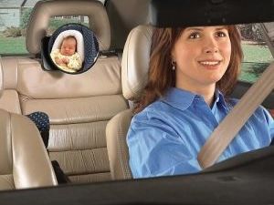 Miroir De Surveillance Bébé Voiture Avec Ventouse - 10.5x8.8x5.5 Cm - Pour Siège Arrière - Sécurité Enfant